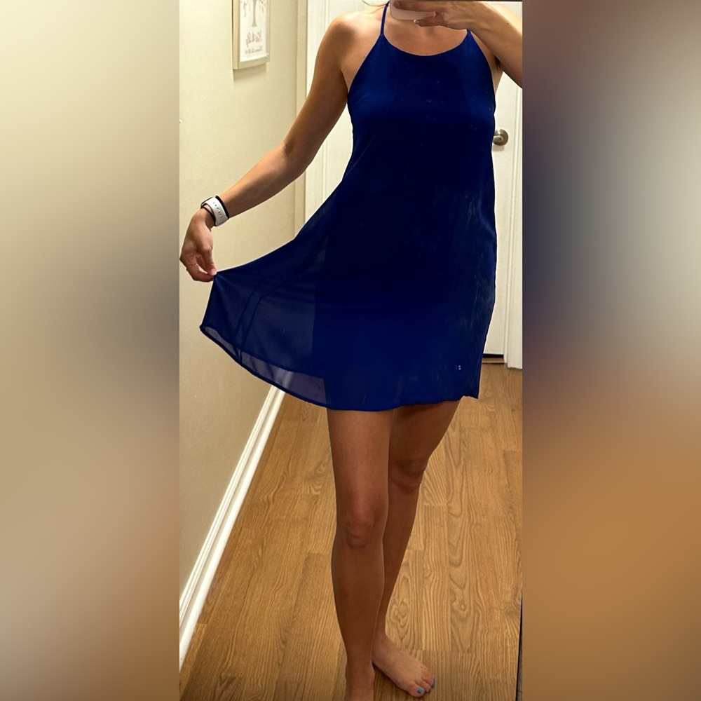 Party Dress with a fun detailed back - from a boutique!